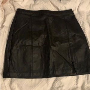Abercrombie Leather Skirt